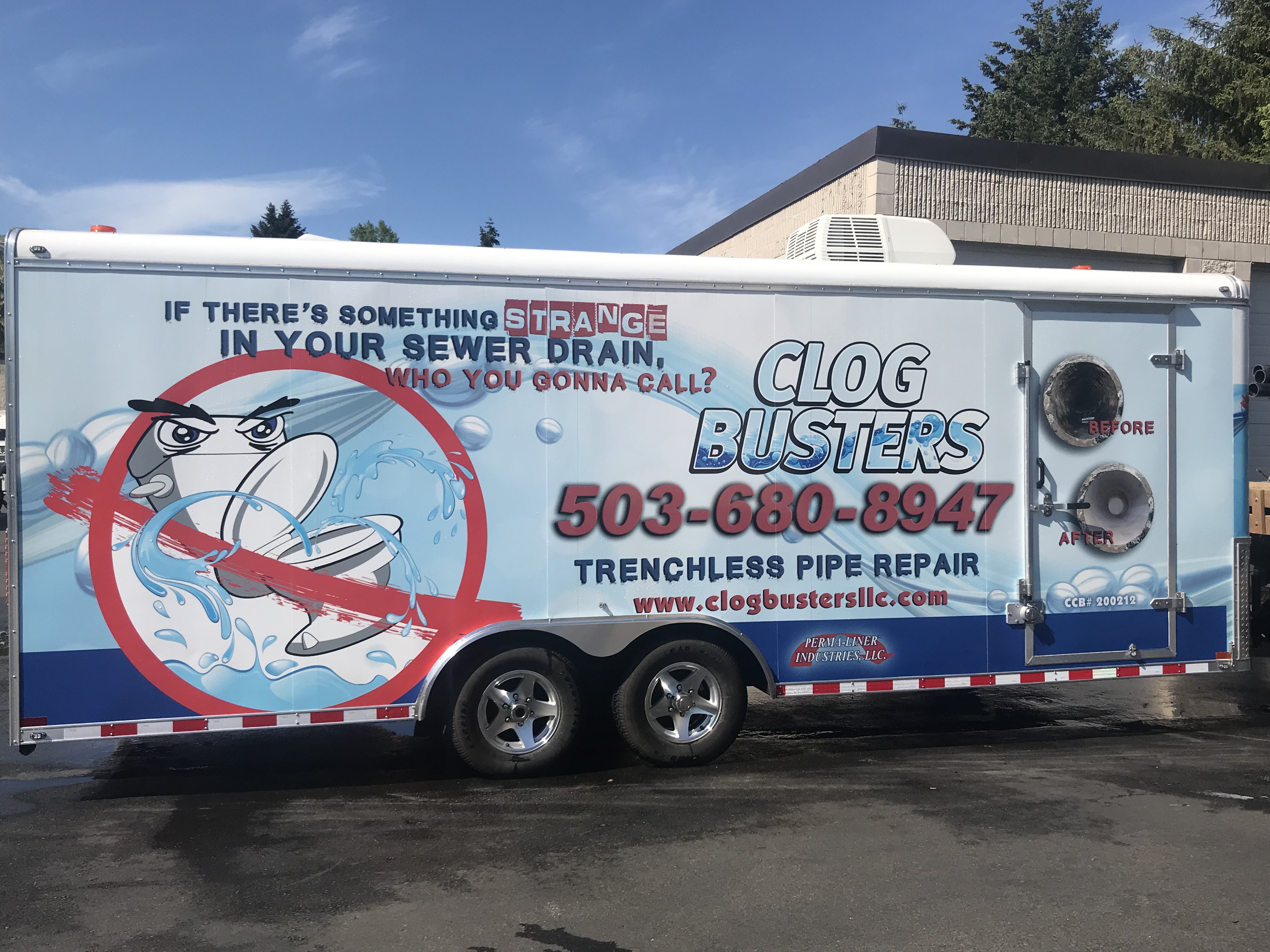Pro Truck for Clog Busters in Hillsboro